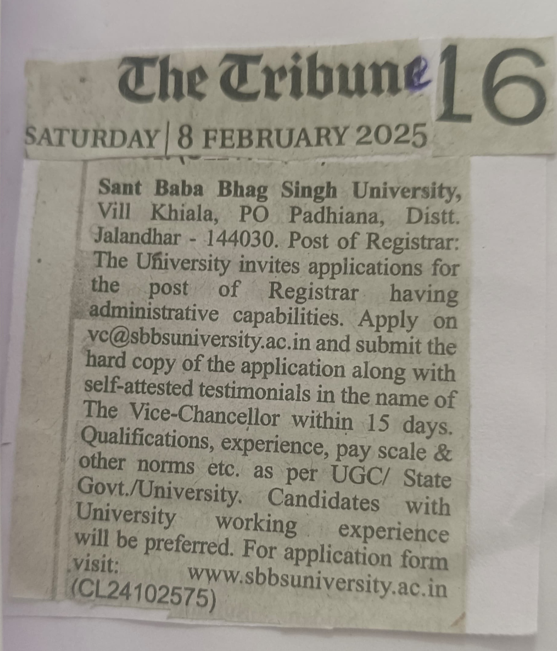 Job Advertisement 3